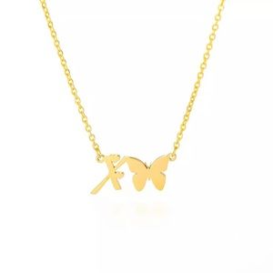 INITIAL LETTER “X” NECKLACE